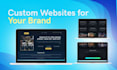 build a wordpress website with content and social visuals