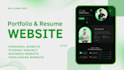 build your professional portfolio or resume website