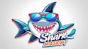 do creative shark mascot logo in 2 day