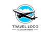 design a beautiful airplane logo