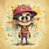draw cool cartoon character, graffiti character