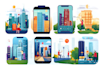 create an vector flat illustration people corporate art