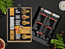 do menu design, digital menu, digital screen or menu board
