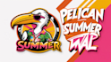 do amazing pelican summer logo with free source file