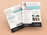 design a clean and simple professional flyer