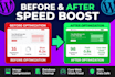 speed up wordpress website and optimize google pagespeed