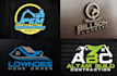 design construction,concrete,welding and builder logo