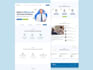 design professional UI UX web landing page design figma