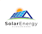 do eco energy, electrical , power and solar panel logo