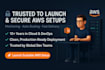 set up and secure your AWS cloud infrastructure