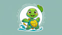 do sea turtle mascot logo in 2 days