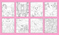 create fun and engaging color by number pages for kids