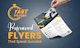 create professional flyer, modern flyer, and leaflet designs