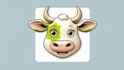 design outstanding cow mascot logo with express delivery