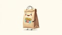 make shoping bag  mascot logo for you with my on creativity