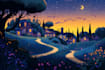 create landscape illustrations and scenery