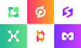 design a modern tech startup saas software business logo