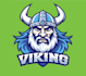 design unique professional skull viking helmet logo