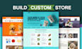 shopify store design and build shopify store