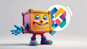 design cargo service mascot logo within new concepts
