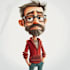 design unique cartoon character, mascot logo