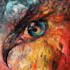 do a digital abstract art illustration