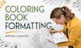 amazon KDP coloring book formatting with approval guarantee
