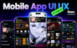 create mobile app ui ux design or web app ui ux design, ai chatbot design