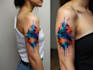 create a watercolor tattoo design