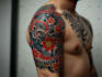 make a traditional japanese irezumi tattoo