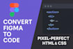 turn your figma mockup into a pixel perfect website