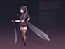 draw amazing anime character design, ref sheet, vtuber model