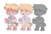 make cute anime chibi art