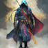 make a unique fantasy character concept art