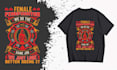 custom firefighter t shirt design