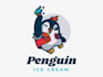 design awesome penguin logo