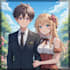 draw you anime couple art portrait