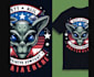 design t shirt animal alien mascot logo