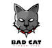 create bad cat logo  with fastest delivery