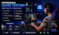 test your android, ios and PC game with detailed bug reports