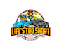 create exclusive and marvelous muscle car logo  design
