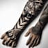 create unique custom tattoo design, tattoo sleeve