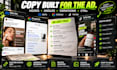 do copywriting for meta ads, google ads, tiktok ads creatives