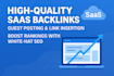 guest posting and link building for saas websites