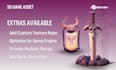 design high quality 3d game props and environment assets