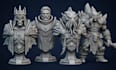 sculpt high quality 3d models, toy, and statues for 3d printing rendering