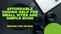 fix small website bugs and development
