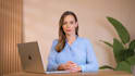 create a highly effective professional american female spokesperson video