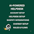 set up an ai powered email helpdesk for customer support