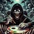 draw dark art horror illustration